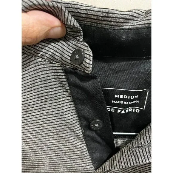 BKE Shirt Mens Size Medium Black Polo Short Sleeve Performance Golf Athleisure - Picture 3 of 7